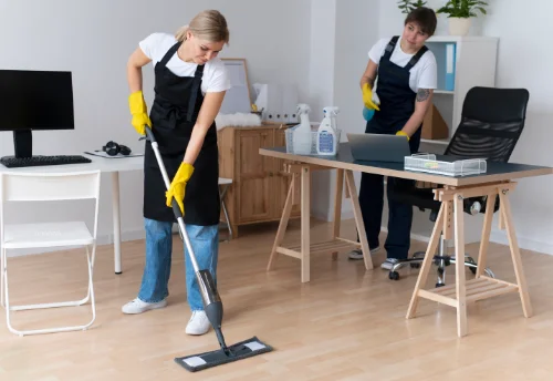 Nettoyage de bureau professionnel à Saint-Arnoult-des-Bois