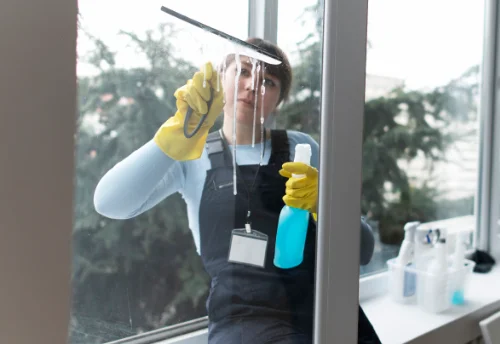 Nettoyage de vitres intérieures et extérieures à Saint-Arnoult-des-Bois